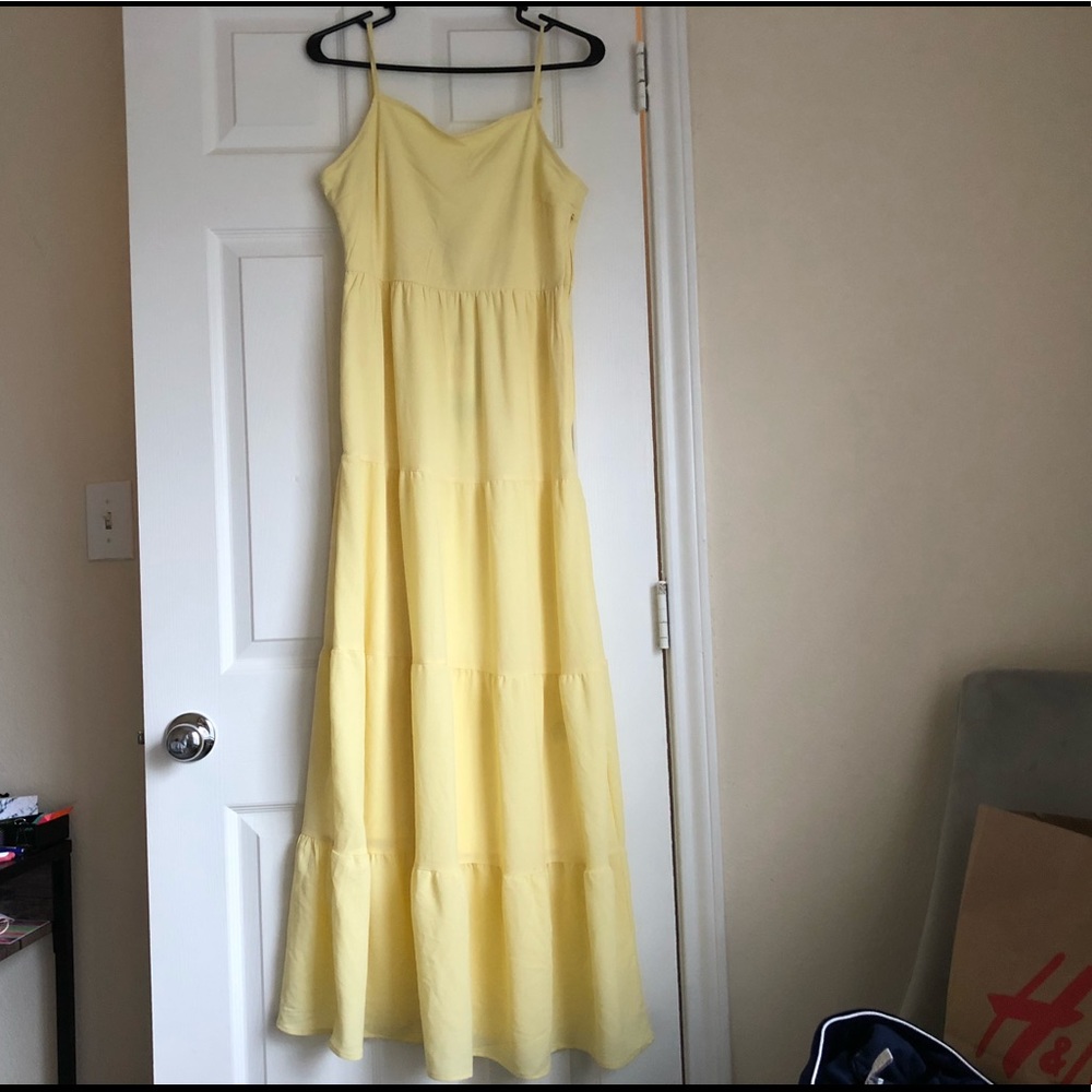 SOLD Yellow Maxi Dress
